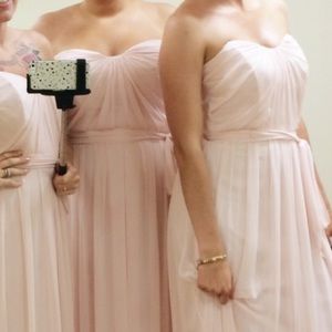 Blush bridesmaid dress, worn once